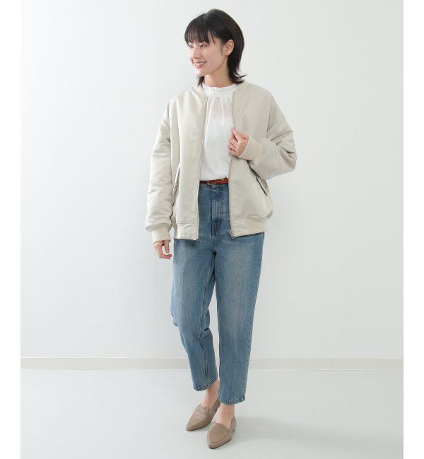 ikka「2WAYキルトMA-1」|ブルゾン・スタジャン|