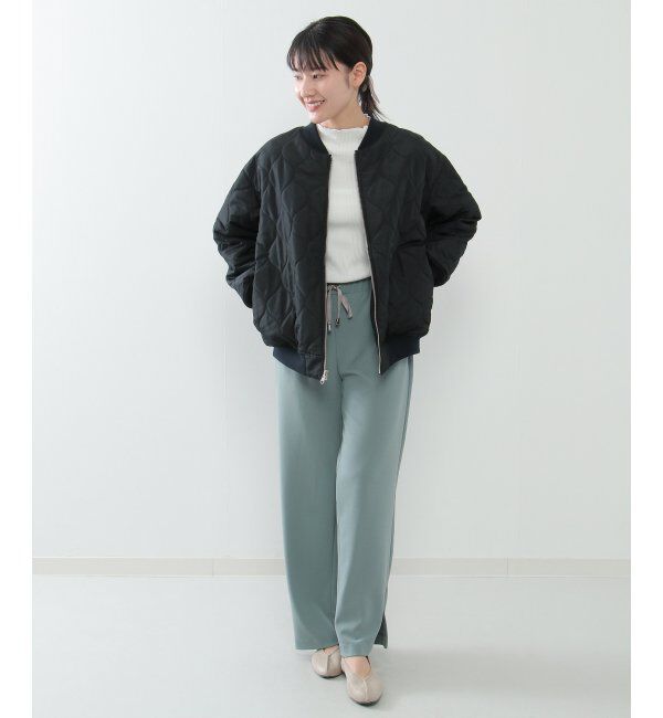 ikka「2WAYキルトMA-1」|ブルゾン・スタジャン|