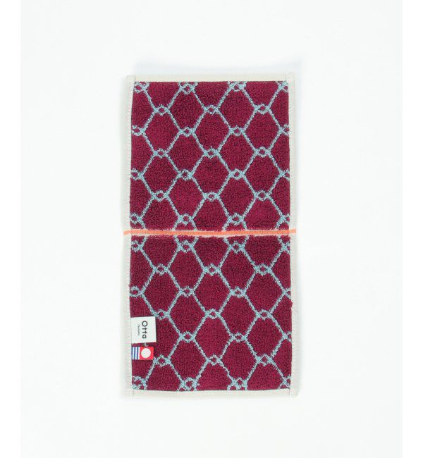 Lbc with Life「Otta オッタ フェンス柄2つ折りハンカチ」|タオル|