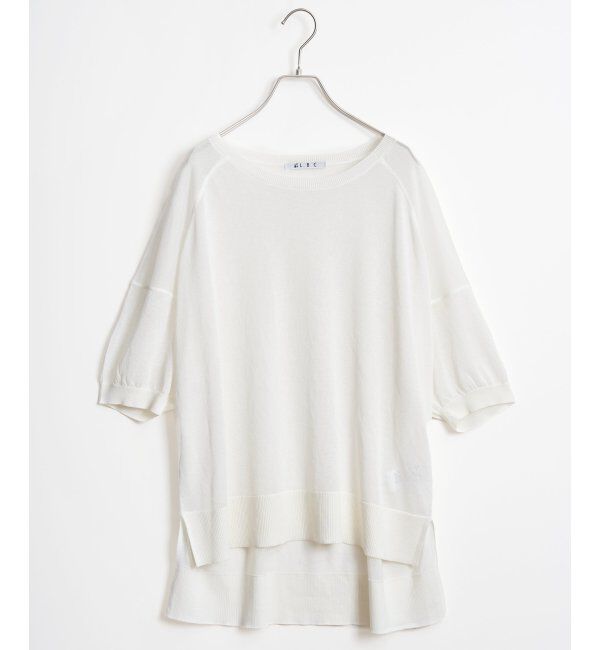 Lbc with Life「シアーニットT」|カーディガン|