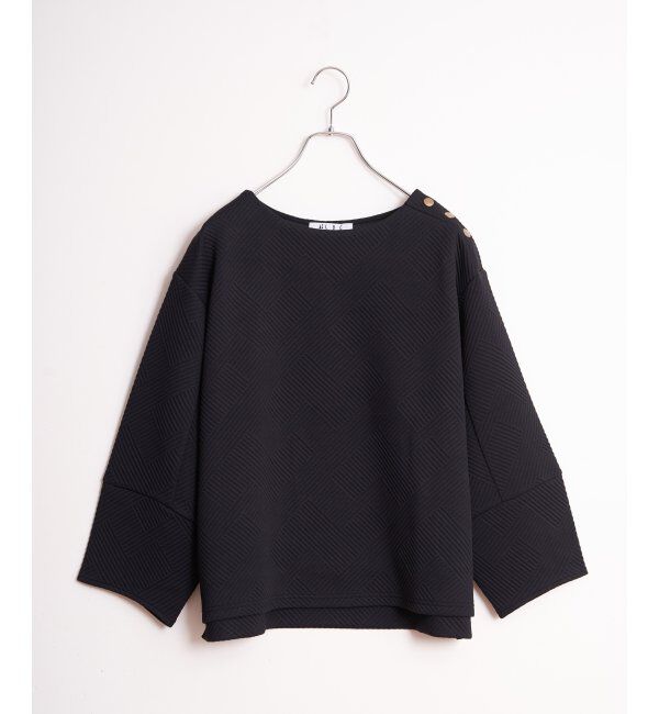 Lbc with Life「幾何学ジャカード袖パフプルオーバー」|その他|