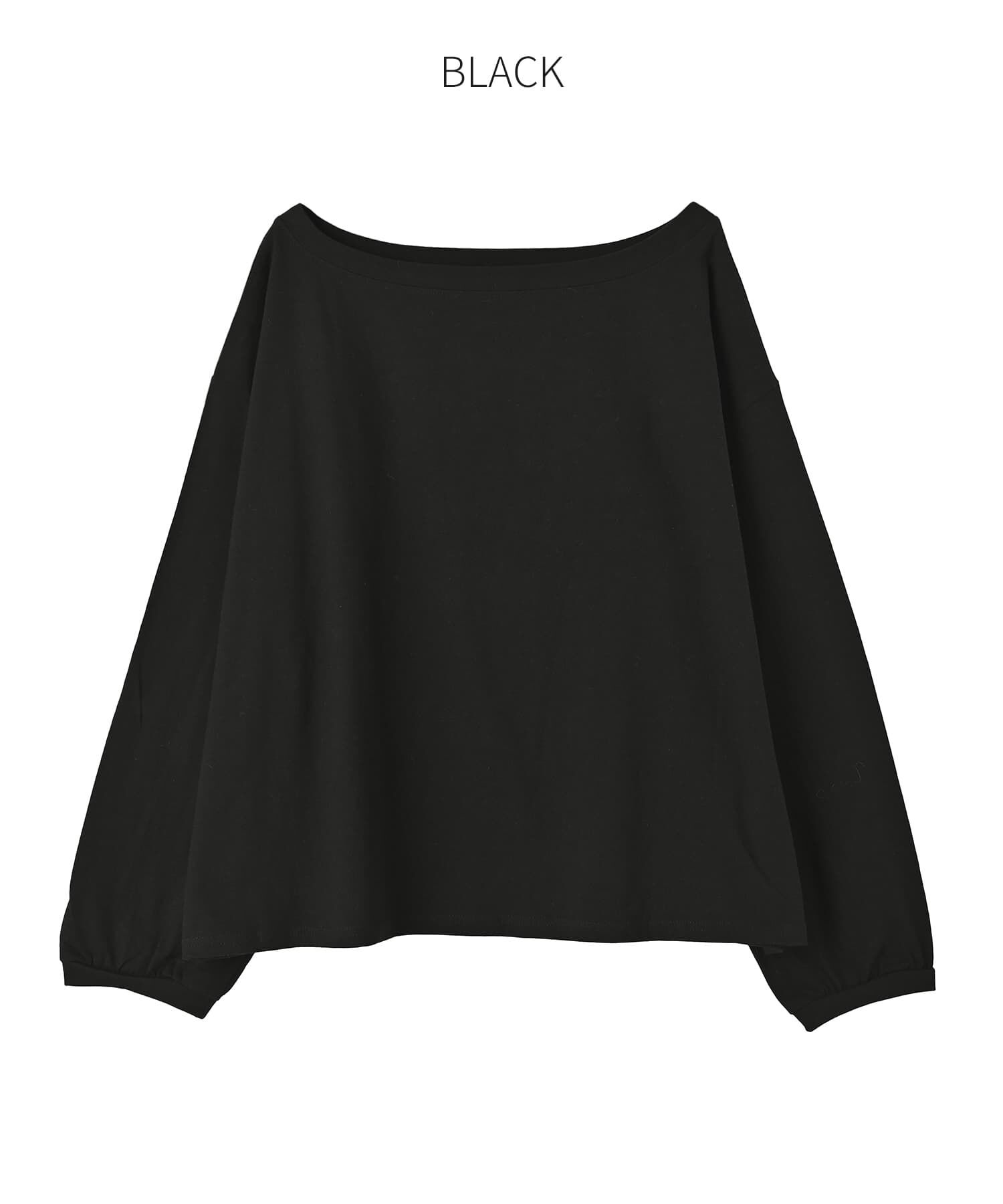 STYLE DELI「綿100ボートオフショルトップス」|Tシャツ・カットソー|