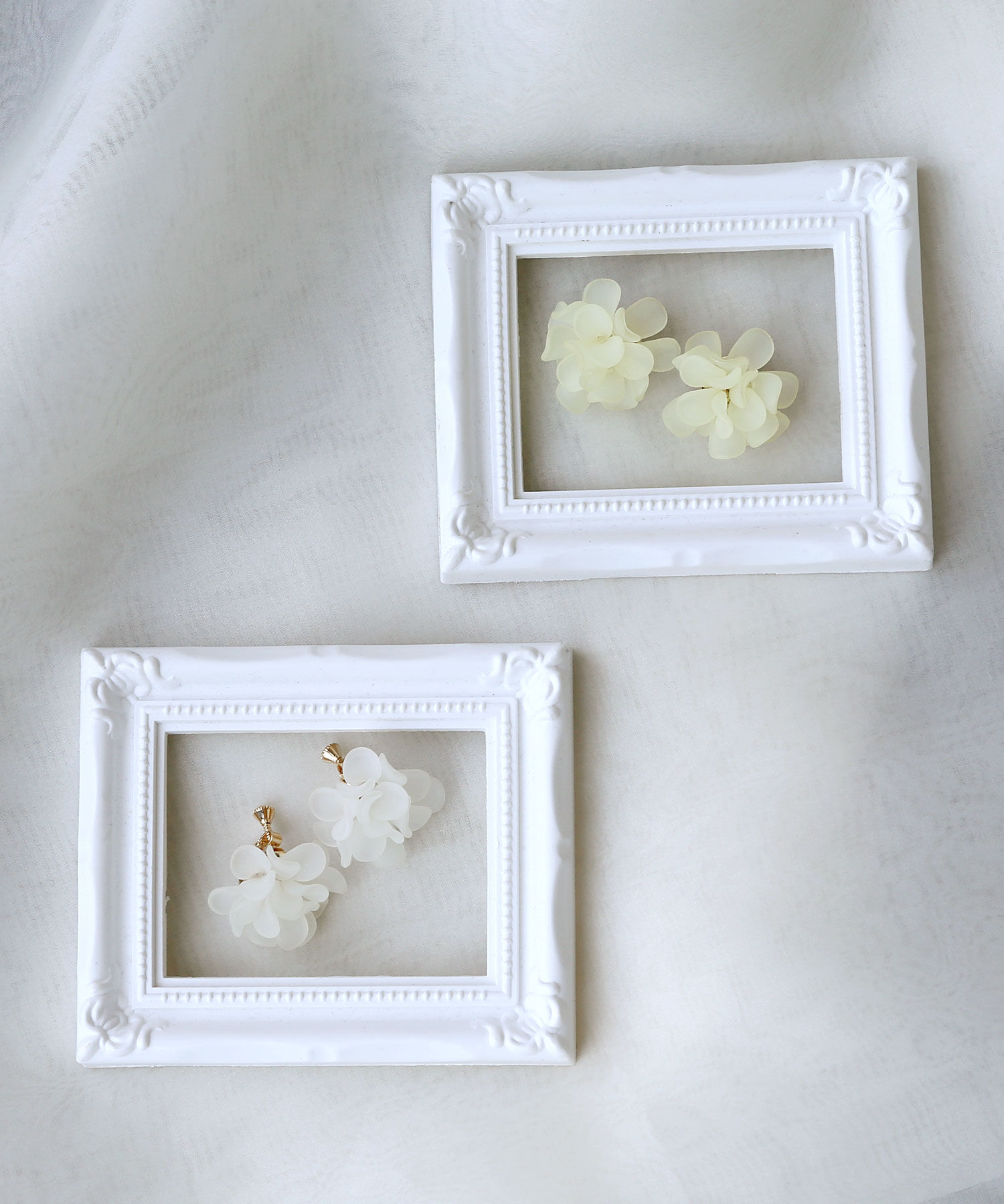 colleca la「シャーベットカラー フラワーイヤリング」|イヤリング|