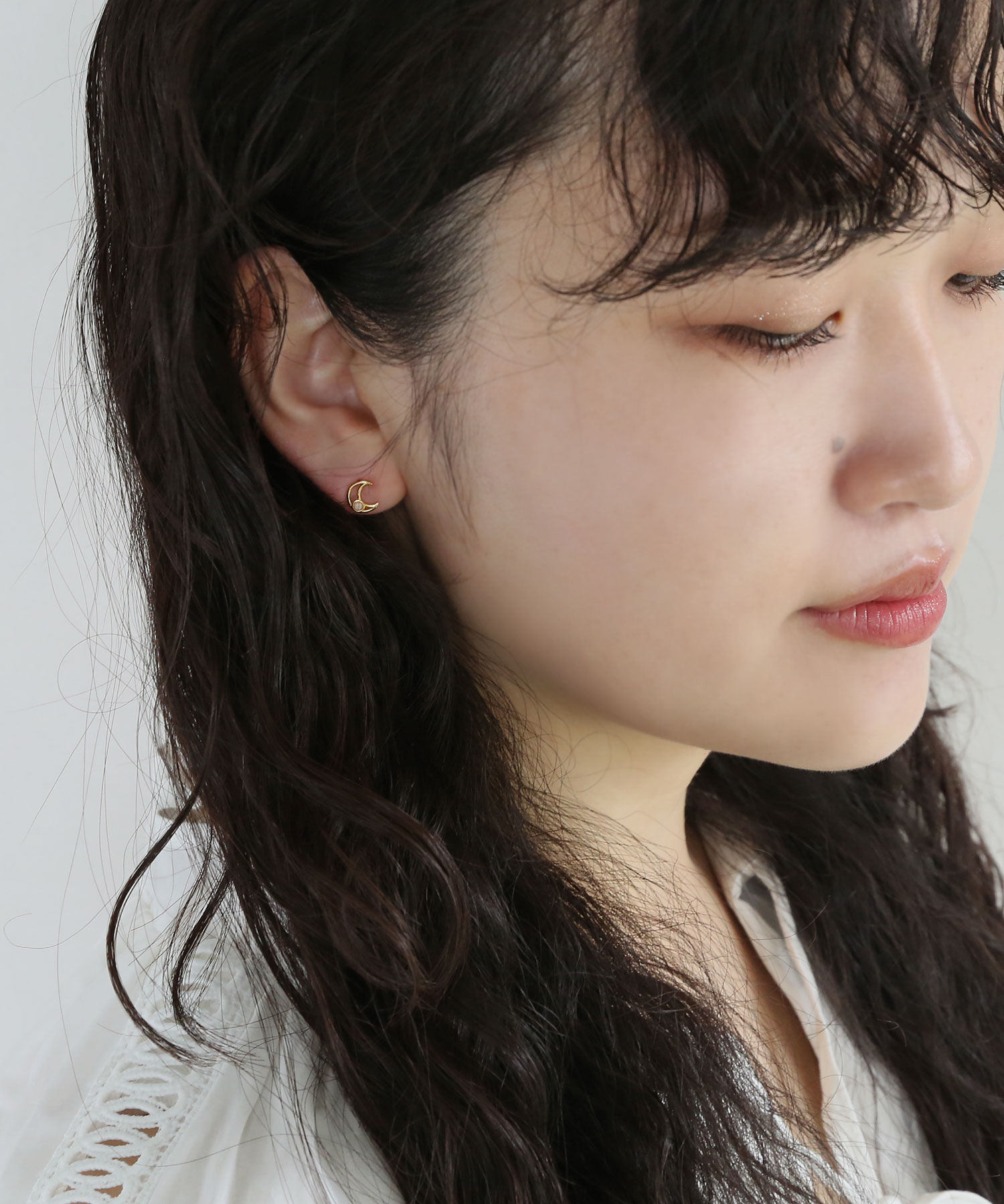 colleca la「[silver925]月と星のピアス〈金属アレルギー対応〉」|ピアス|