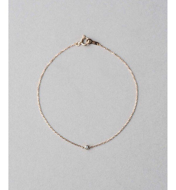 ete「K18 ダイヤモンド ブレスレット「ブライト」」|ブレスレット・バングル|ピンクゴールド