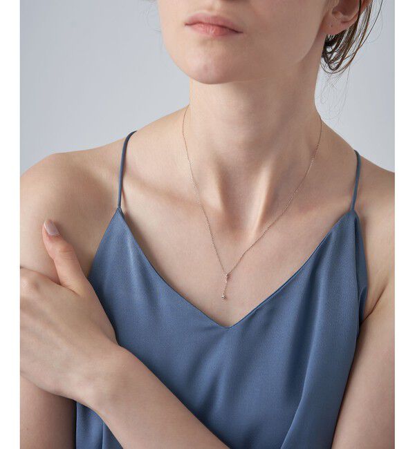 ete「[レイヤード] PT900/850 ダイヤモンド ネックレス」|ネックレス|