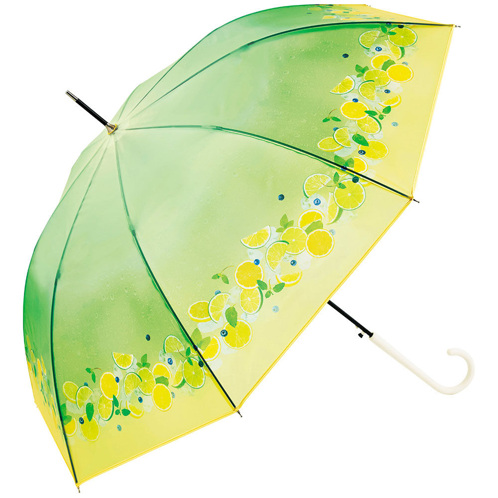 BACKYARD FAMILY「because ビニール傘 ビコーズ B-552762 通販 長傘 ジャンプ傘 傘 雨傘 かさ」|傘|グリーン1