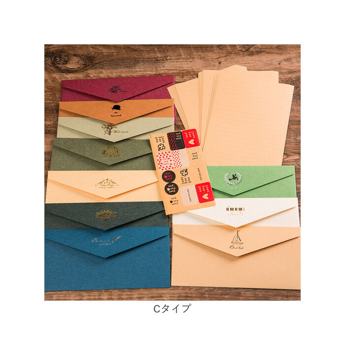 BACKYARD FAMILY「レターセット おしゃれ 通販 便箋 封筒 お手紙 レター 便せん シール付き お便り おたより」|その他|