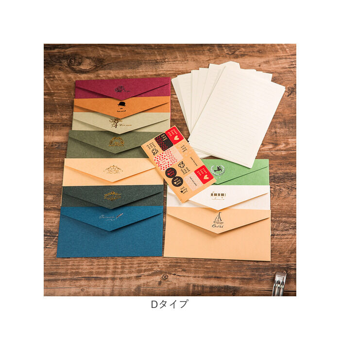 BACKYARD FAMILY「レターセット おしゃれ 通販 便箋 封筒 お手紙 レター 便せん シール付き お便り おたより」|その他|