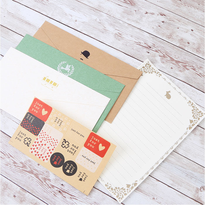 BACKYARD FAMILY「レターセット おしゃれ 通販 便箋 封筒 お手紙 レター 便せん シール付き お便り おたより」|その他|
