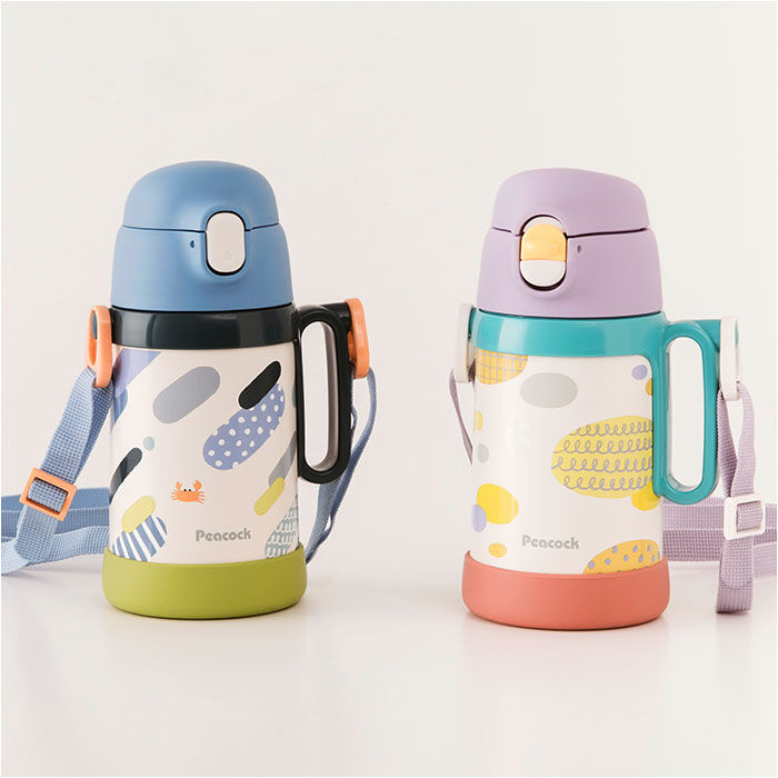 BACKYARD FAMILY「Peacock ピーコック ボトル 2WAY 通販 水筒 子供用水筒 子ども用水筒 ストロー」|食器・キッチングッズ|