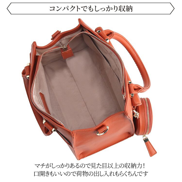 Jewelna Rose「Jewelna Rose ヴィクシー ハンドバッグ コンパクトバッグ 16232」|ショルダー・メッセンジャー|