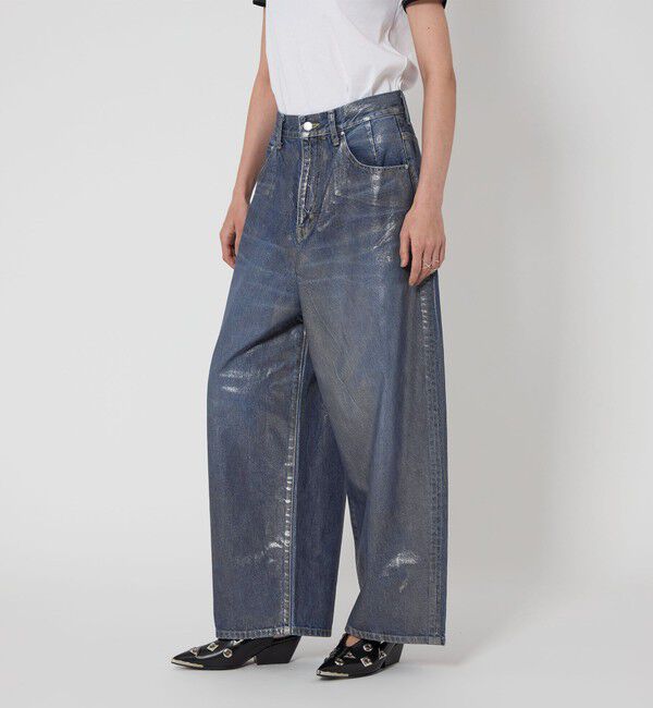 ASTRAET「＜ASTRAET＞コーティング BIG バルーンデニムパンツ UNISEX 」|デニム|