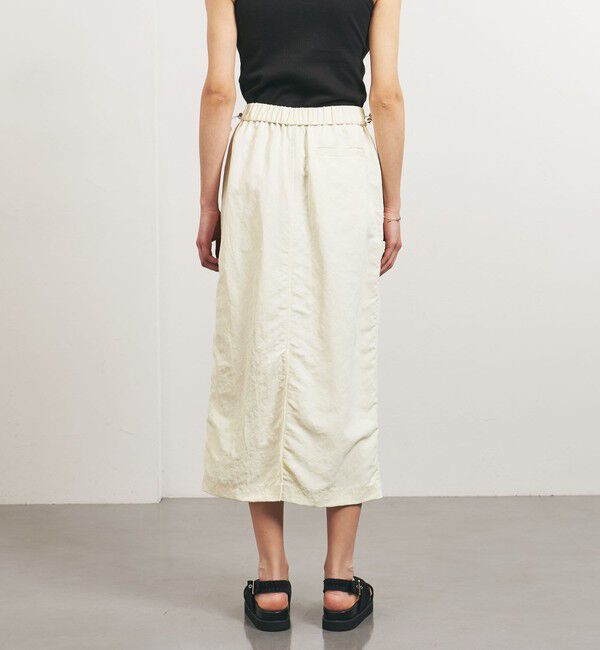 UNITED ARROWS「＜TO UNITED ARROWS＞ナイロンツイル ギャザースカート」|タイト|