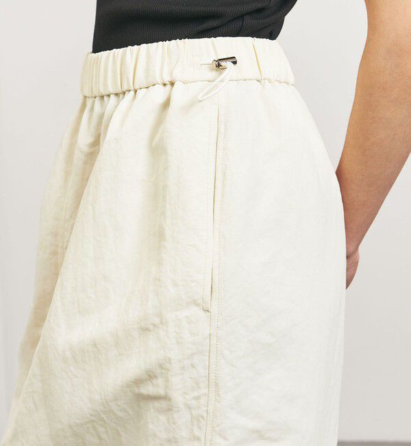 UNITED ARROWS「＜TO UNITED ARROWS＞ナイロンツイル ギャザースカート」|タイト|