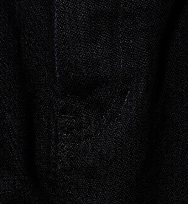 UNITED ARROWS「カイハラデニム ブラック スリムテーパード」|デニム|