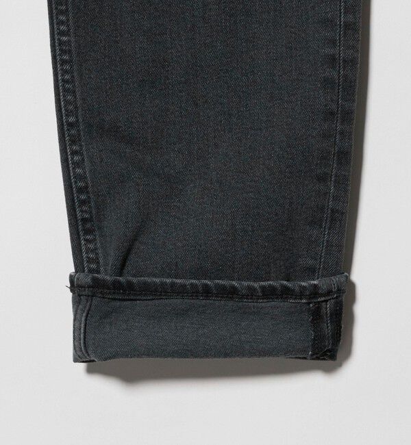 UNITED ARROWS「カイハラデニム ブラック スリムテーパード」|デニム|