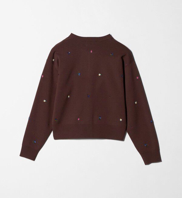 UNITED ARROWS「フラワー エンブロイダリー カーディガン」|カーディガン|