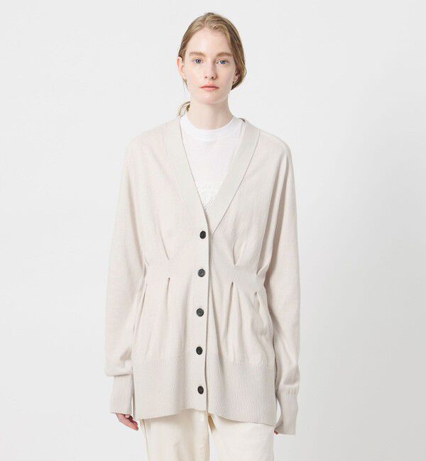 AEWEN MATOPH「＜AEWEN MATOPH＞ウエストタックニットカーディガン ‐ウォッシャブル‐」|カーディガン|