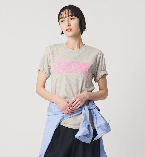 UNITED ARROWS「【別注】＜MIXTA＞POSITIVE FEELING Tシャツ LT.GRAY」|Tシャツ・カットソー|LT.GRAY