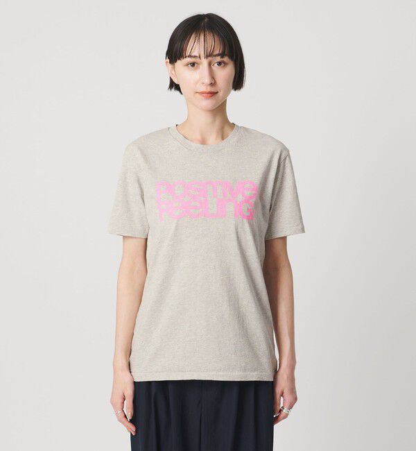 UNITED ARROWS「【別注】＜MIXTA＞POSITIVE FEELING Tシャツ LT.GRAY」|Tシャツ・カットソー|