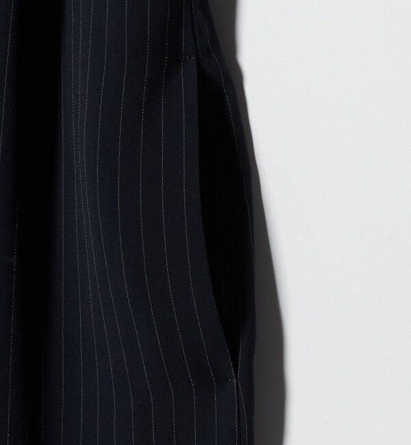 UNITED ARROWS「Drapy タック ノースリーブ ストライプ ワンピース ‐ウォッシャブル‐」|ワンピース|