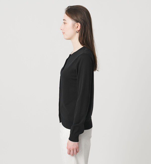 UNITED ARROWS「18G クルーネック ニットカーディガン ‐ウォッシャブル‐」|カーディガン|