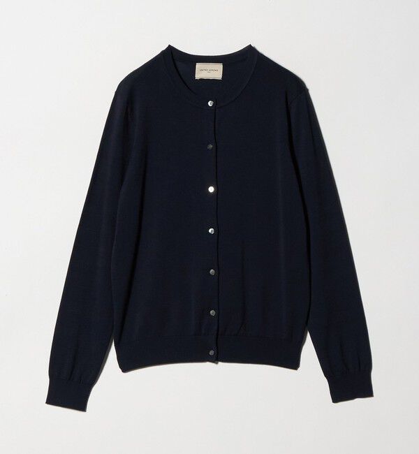 UNITED ARROWS「18G クルーネック ニットカーディガン ‐ウォッシャブル‐」|カーディガン|