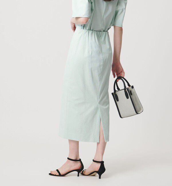 UNITED ARROWS「RIRANCHA ツイル タイトスカート ‐ウォッシャブル‐」|スカート|