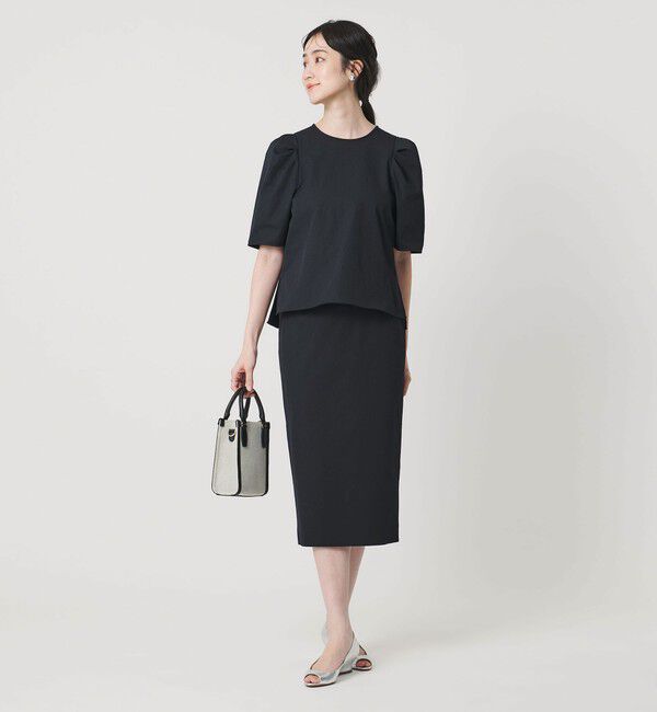 UNITED ARROWS「RIRANCHA ツイル タイトスカート ‐ウォッシャブル‐」|スカート|