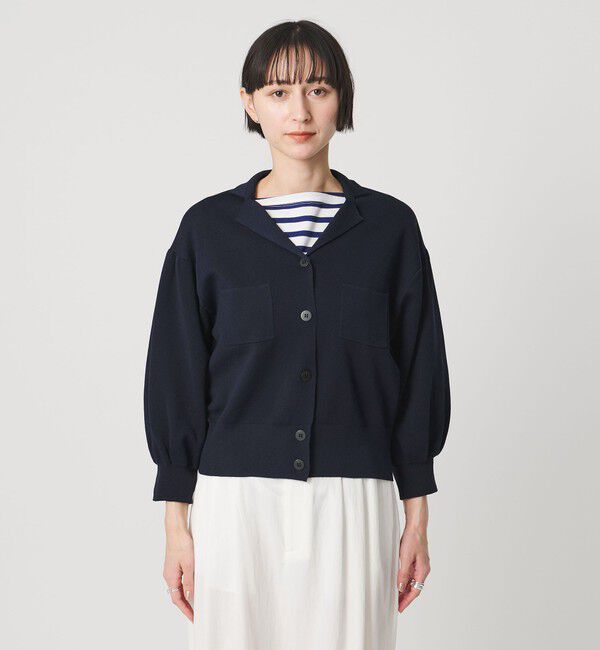 UNITED ARROWS「ジャケットライク ニットカーディガン ‐ウォッシャブル‐」|カーディガン|