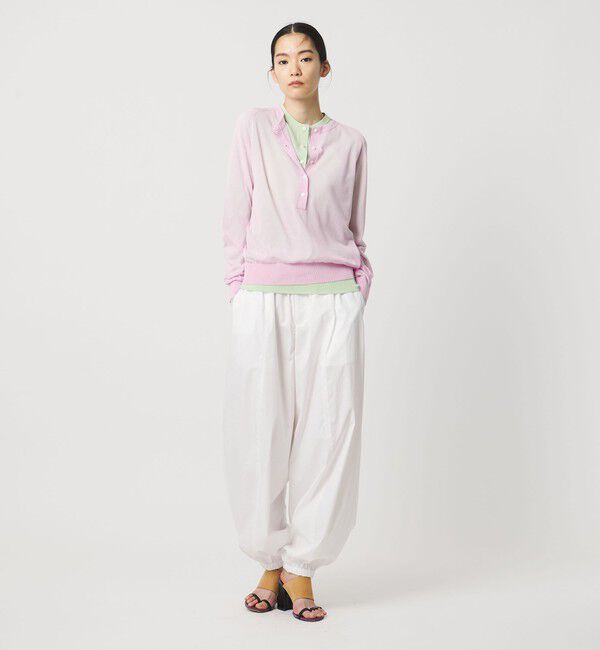 AEWEN MATOPH「＜AEWEN MATOPH＞シアーヘンリーネックニット ‐ ウォッシャブル ‐」|ニット・セーター|