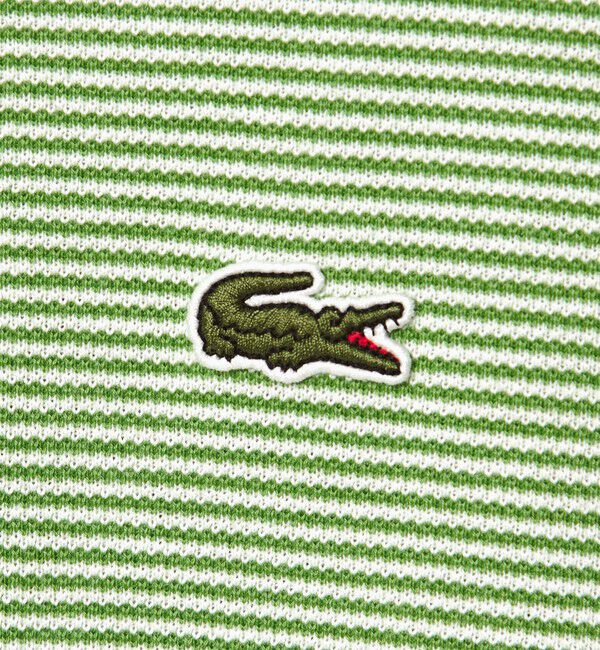UNITED ARROWS「【別注】＜LACOSTE＞ボーダー クルーネック  Tシャツ」|Tシャツ・カットソー|