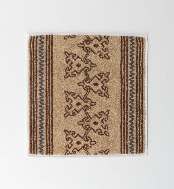UNITED ARROWS green label relaxing「＜green label relaxing＞ ネイティブ柄 タオルハンカチ」|ハンカチ|BEIGE