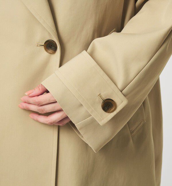 UNITED ARROWS green label relaxing「［size SHORTあり］ミドル トレンチ コート 撥水」|トレンチコート|