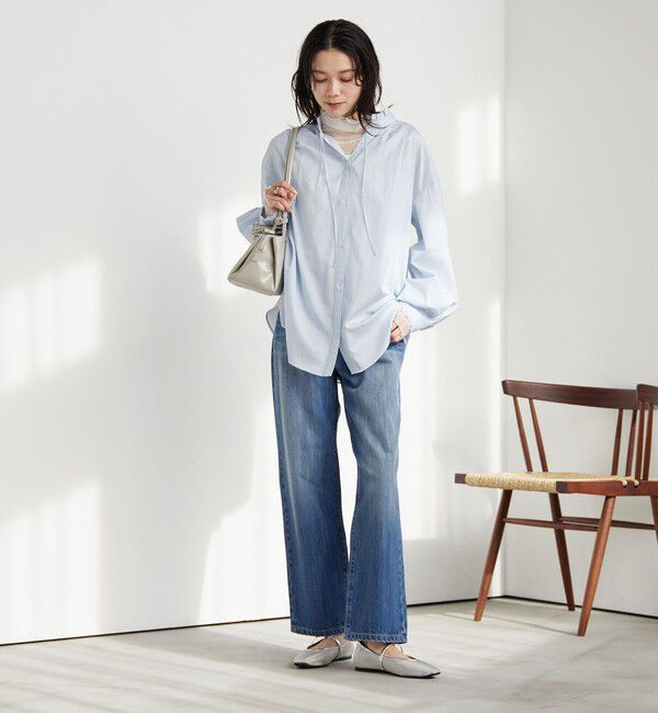 UNITED ARROWS green label relaxing「シアー ドット タートルネック カットソー」|Tシャツ・カットソー|