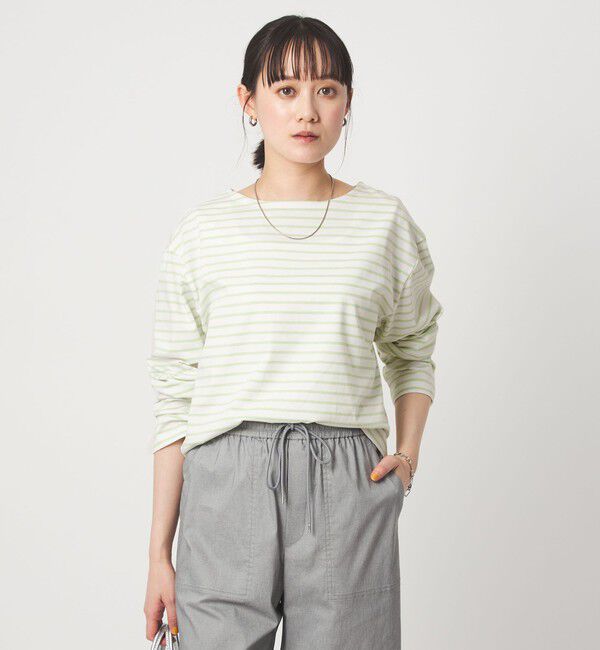 UNITED ARROWS green label relaxing「ボーダー ロングスリーブ カットソー」|Tシャツ・カットソー|LIME