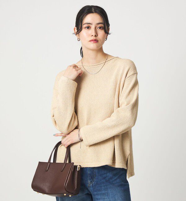 UNITED ARROWS green label relaxing「スラブ ニット プルオーバー ウォッシャブル」|ニット・セーター|