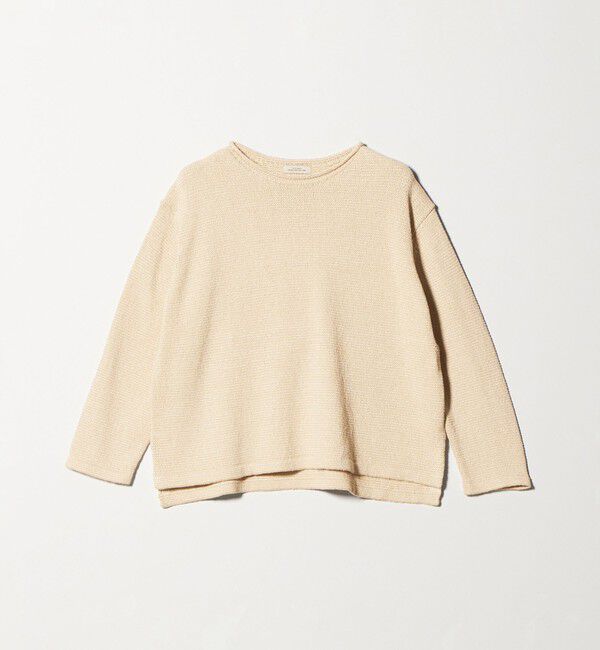 UNITED ARROWS green label relaxing「スラブ ニット プルオーバー ウォッシャブル」|ニット・セーター|