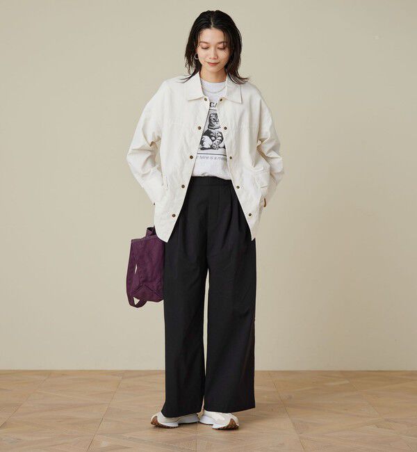 UNITED ARROWS green label relaxing「［size SHORT/TALLあり］オルマイ LI/MIX ワイド パンツ」|その他|