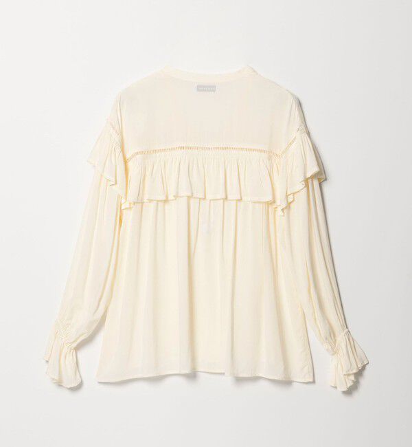EMMEL REFINES「＜EMMEL REFINES＞EM ハシゴレース フリル ブラウス」|シャツ・ブラウス|