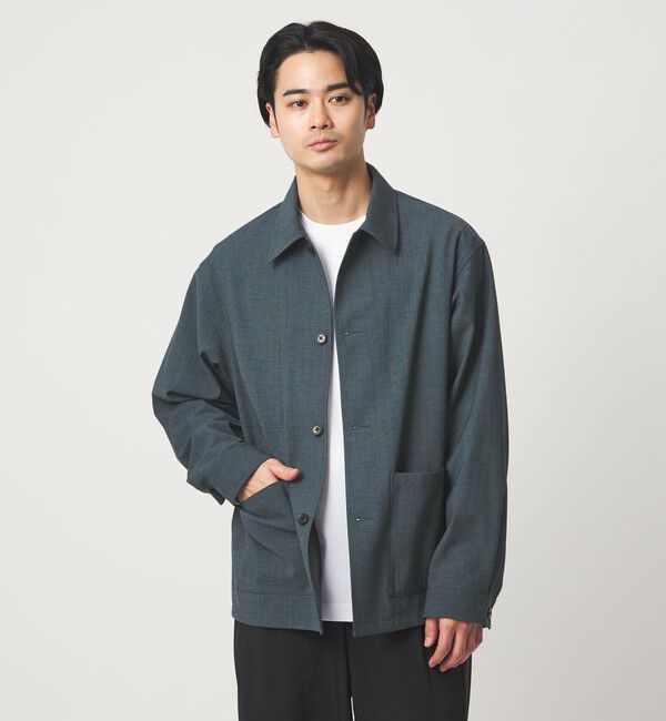 UNITED ARROWS green label relaxing「テック カルゼ カバーオール ジャケット -ストレッチ-」|ブルゾン・スタジャン|