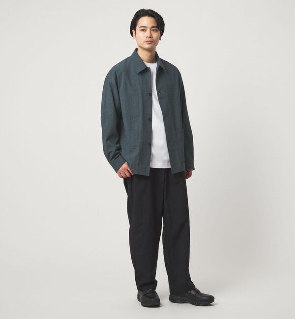 UNITED ARROWS green label relaxing「テック カルゼ カバーオール ジャケット -ストレッチ-」|ブルゾン・スタジャン|