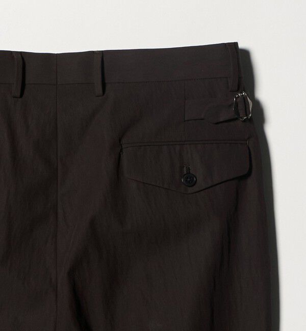 UNITED ARROWS green label relaxing「FINE BASIC コットンナイロン ツイル 2プリーツ W4 ワイドスラックス」|その他|