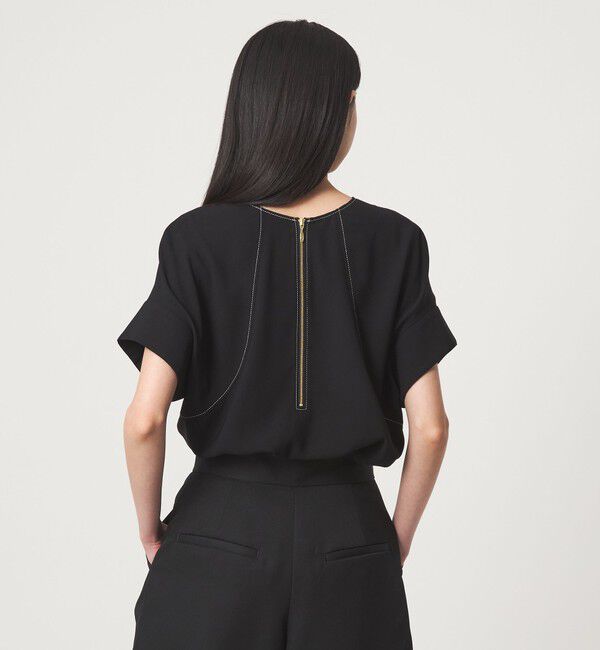 EMMEL REFINES「＜EMMEL REFINES＞EM 2WAY ジップ ブラウス」|シャツ・ブラウス|