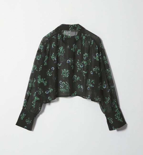 EMMEL REFINES「＜EMMEL REFINES＞EM フラワープリント シアー シャツ」|シャツ・ブラウス|