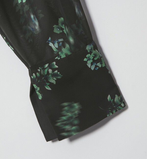 EMMEL REFINES「＜EMMEL REFINES＞EM フラワープリント シアー シャツ」|シャツ・ブラウス|