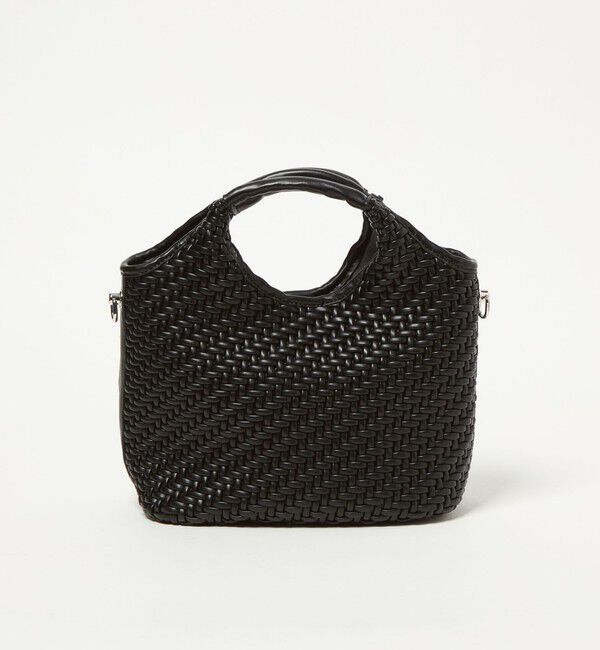 UNITED ARROWS green label relaxing「２WAY メッシュ バッグ / ショルダーバッグ」|ショルダー・メッセンジャー|BLACK