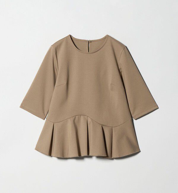 UNITED ARROWS green label relaxing「イレヘム ペプラム ポンチ プルオーバー カットソー 接触冷感 UVカット」|Tシャツ・カットソー|