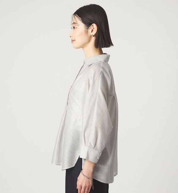 UNITED ARROWS green label relaxing「カールマイヤー スキッパー ポケット シャツ マシンウォッシャブル 通気性」|シャツ・ブラウス|